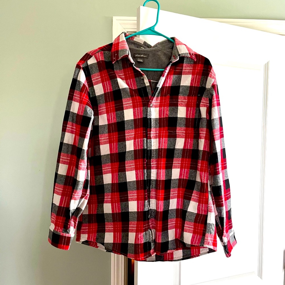 Eddie Bauer relaxed fit flannel shirt